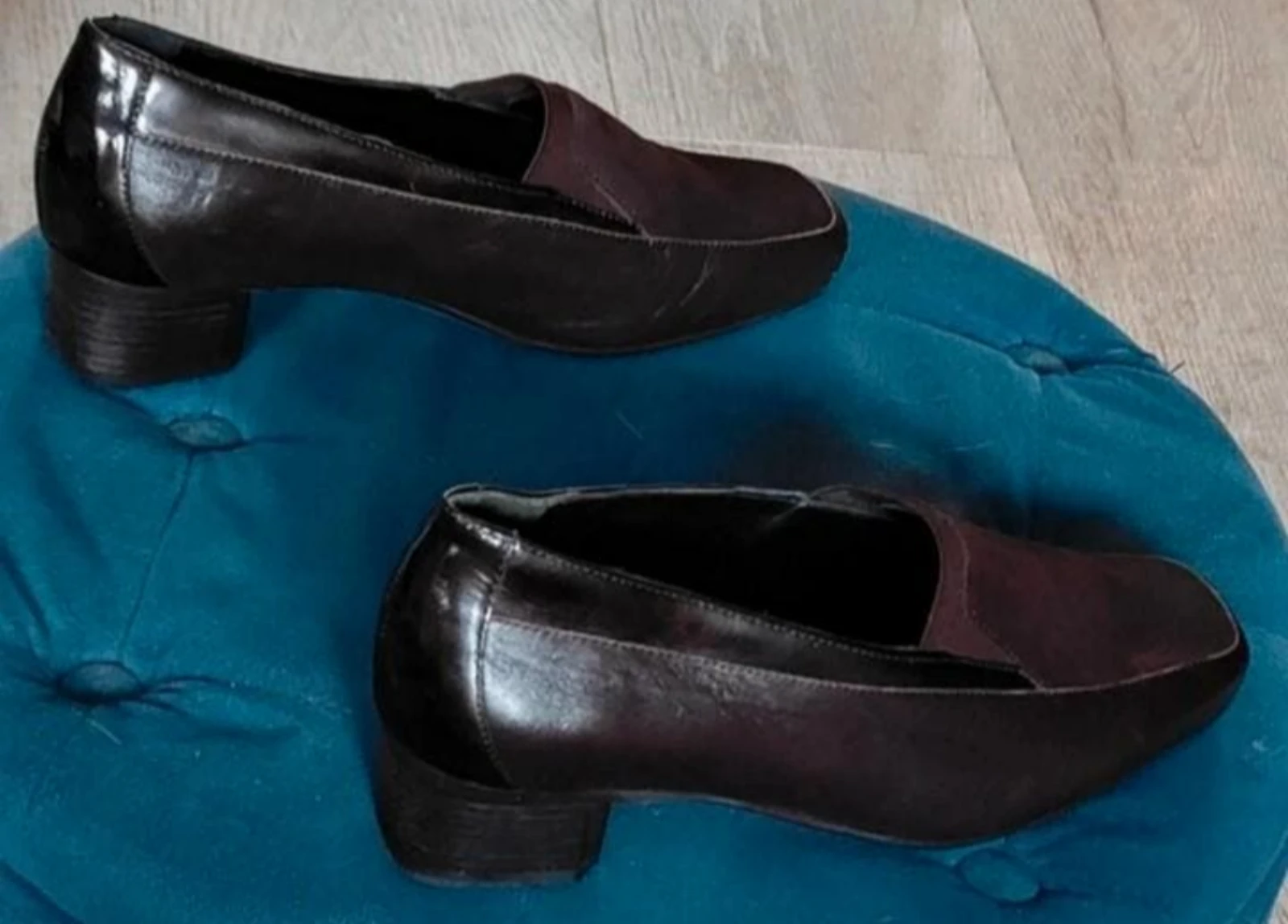 Mocasines/zapatos de tacón vintage marrones Picardi talla 37.5 – photo 4